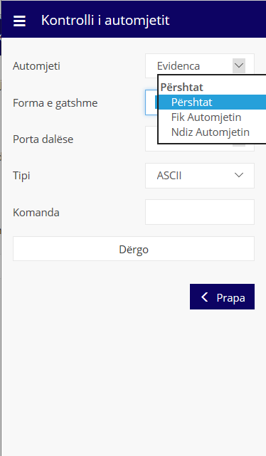 Fik automjetin me GPS